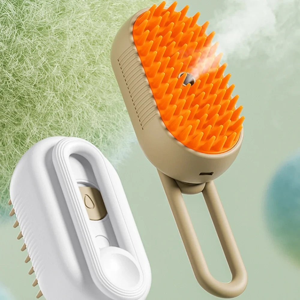 3-in-1 Steam Pet Brush