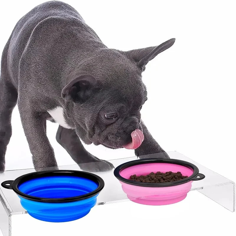 Portable Folding Silicone Pet Feeder