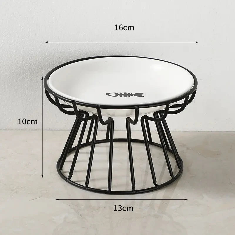 Elevated Ceramic Pet Feeder