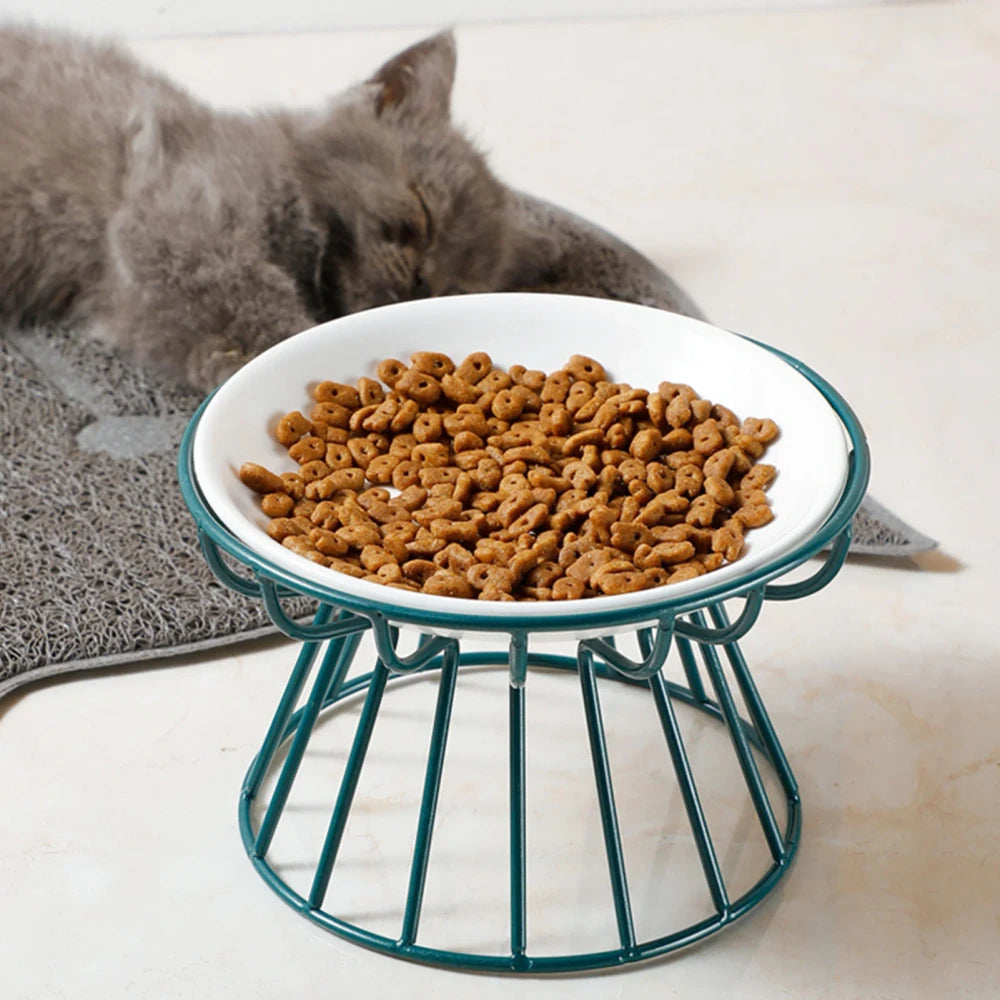 Elevated Ceramic Pet Feeder