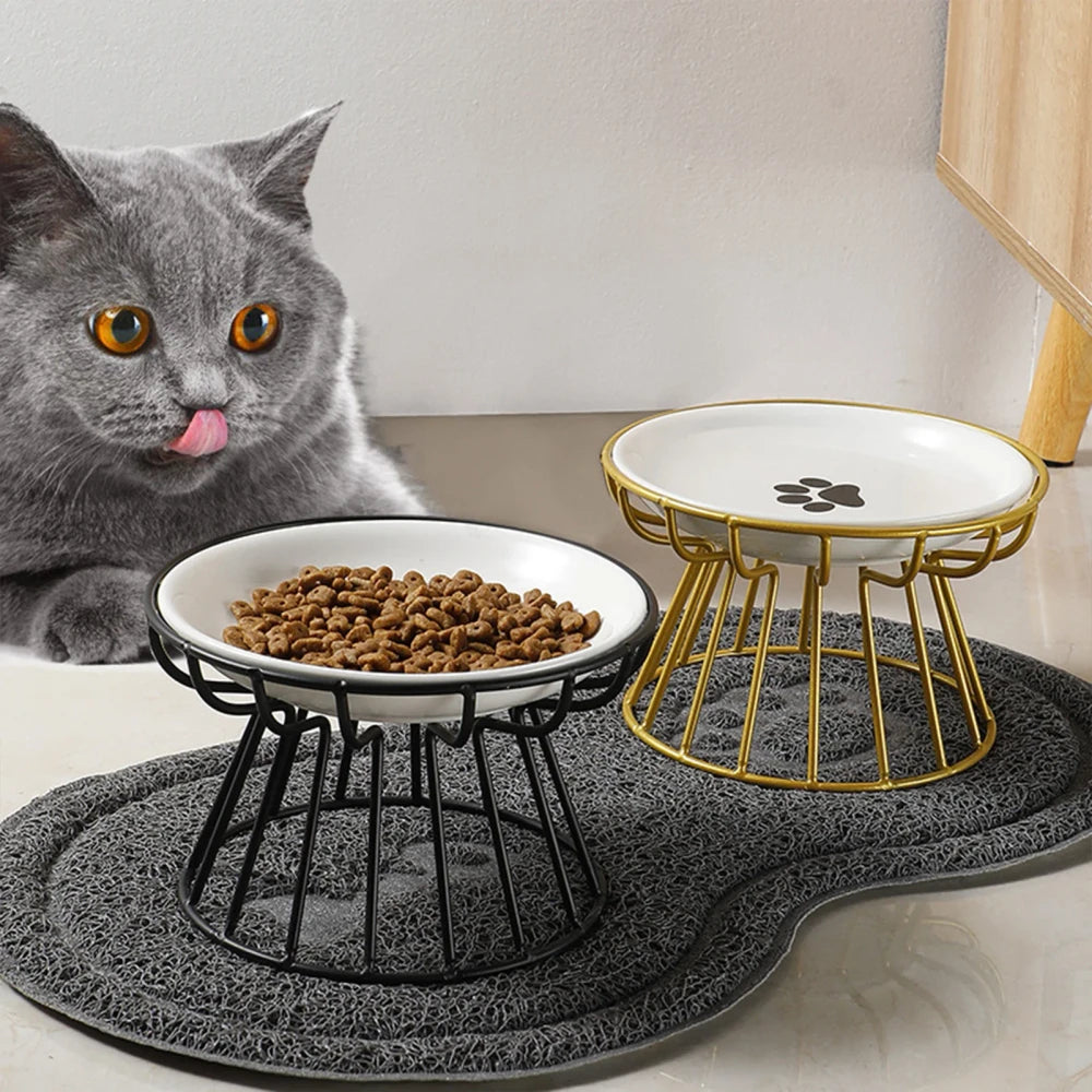 Elevated Ceramic Pet Feeder