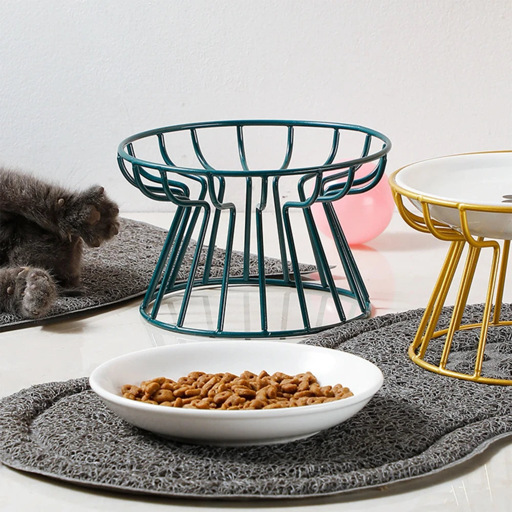 Elevated Ceramic Pet Feeder