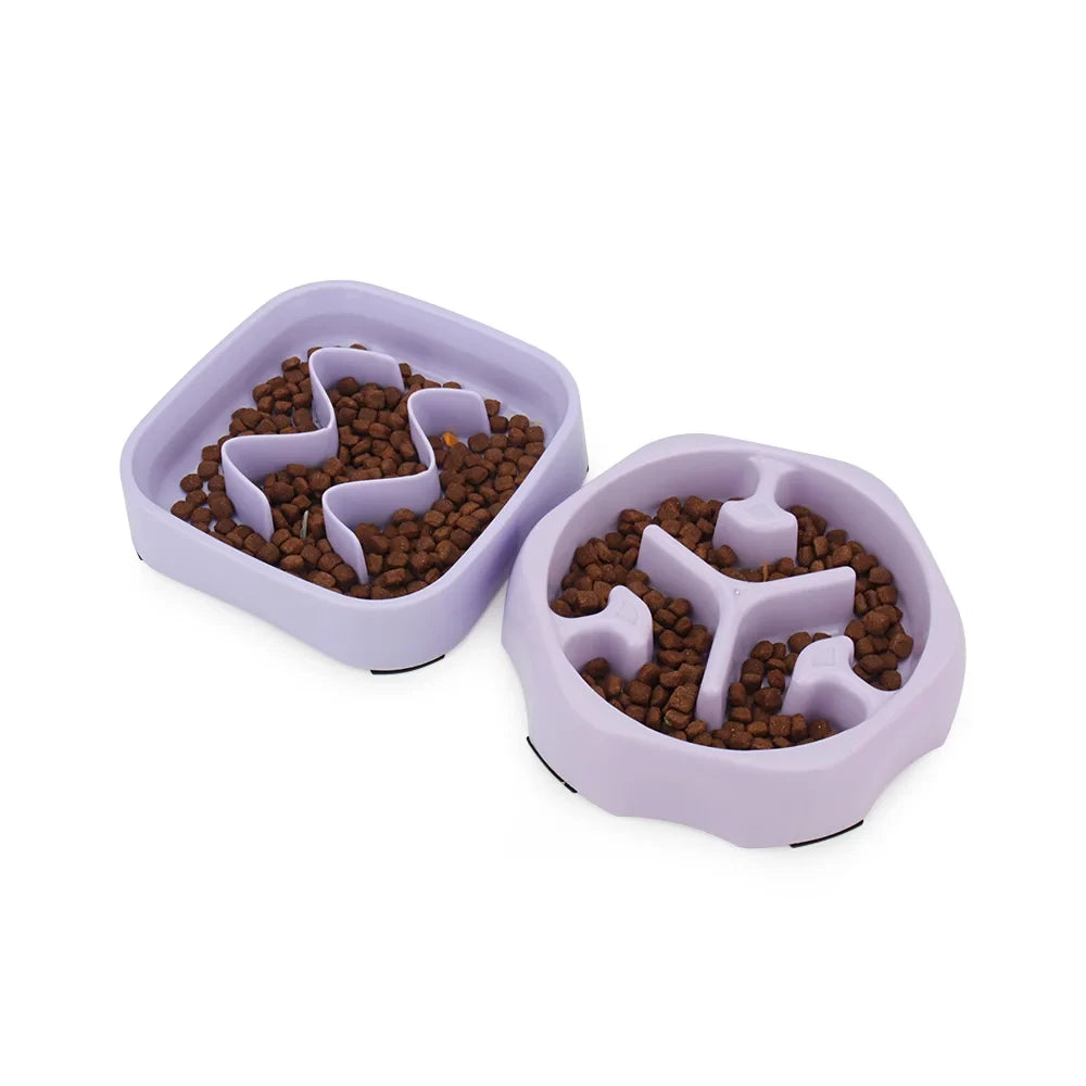 Anti-Choke Slow Feeder Pet Bowl
